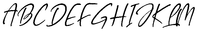 Silent Joy Italic Font UPPERCASE