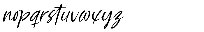 Silent Joy Italic Font LOWERCASE