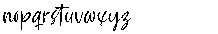 Silent Joy Regular Font LOWERCASE