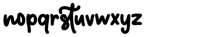 Silent Jumper Font LOWERCASE