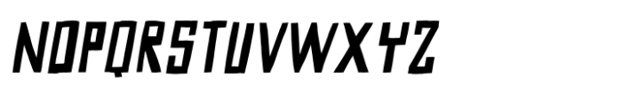 Silent Waste Italic Font UPPERCASE