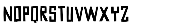 Silent Waste Regular Font UPPERCASE