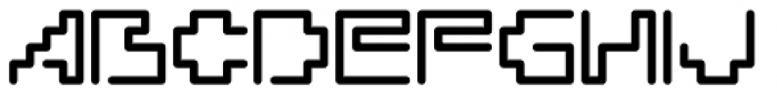 Silesia Medium Font UPPERCASE