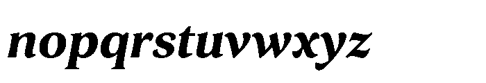 Silesianum Bold Italic Font LOWERCASE