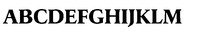 Silesianum Bold Font UPPERCASE