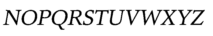 Silesianum Regular Italic Font UPPERCASE