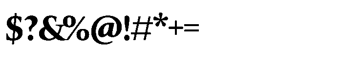 Silesianum Semi Bold Font OTHER CHARS