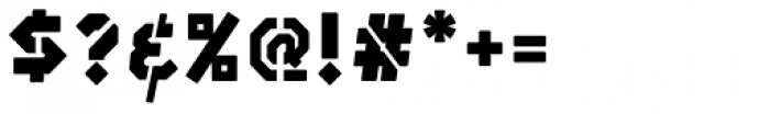 Silex Stencil Basic Font OTHER CHARS