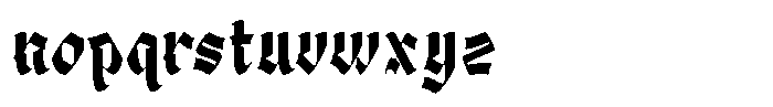 Silhouetta Font LOWERCASE
