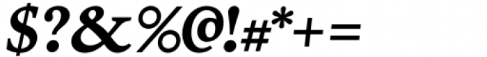 Silian Rail Sharp Bold Italic Font OTHER CHARS
