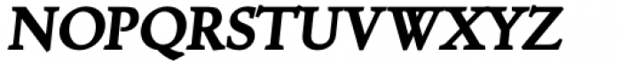 Silian Rail Sharp Bold Italic Font LOWERCASE