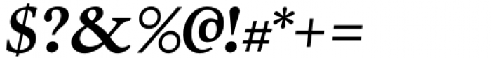 Silian Rail Sharp Italic Font OTHER CHARS