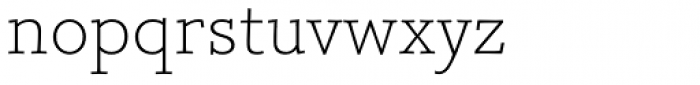 Silica ExtraLight Font LOWERCASE