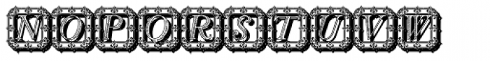 Silius Engraved 2 Shadow Font LOWERCASE