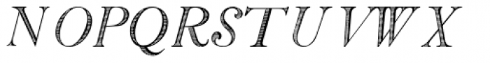 Silius Engraved Font UPPERCASE