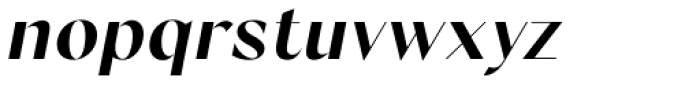 Silk Sans Display Bold Oblique Font LOWERCASE