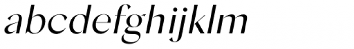 Silk Sans Display Regular Oblique Font LOWERCASE