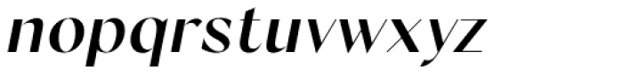 Silk Sans Display Semi Bold Oblique Font LOWERCASE
