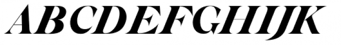 Silk Serif Black Italic Font UPPERCASE