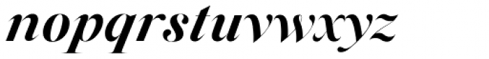 Silk Serif Bold Italic Font LOWERCASE
