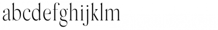 Silk Serif Condensed Extra Light Font LOWERCASE