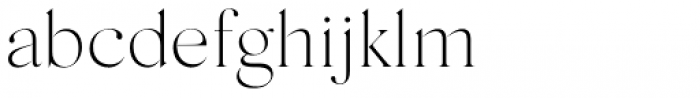 Silk Serif Extra Light Font LOWERCASE