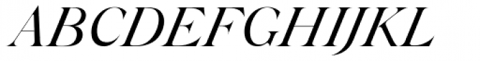 Silk Serif Italic Font UPPERCASE