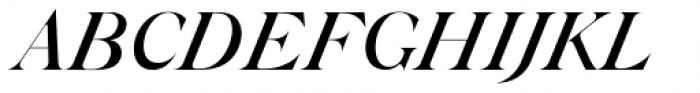 Silk Serif Medium Italic Font UPPERCASE
