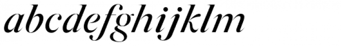 Silk Serif Medium Italic Font LOWERCASE
