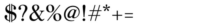 Silk Serif Text Medium Font OTHER CHARS