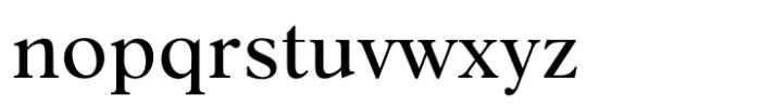 Silk Serif Text Medium Font LOWERCASE