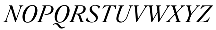 Silk Serif Text Regular Italic Font UPPERCASE