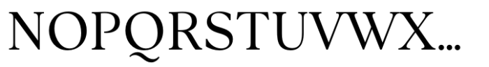 Silk Serif Text Regular Font UPPERCASE