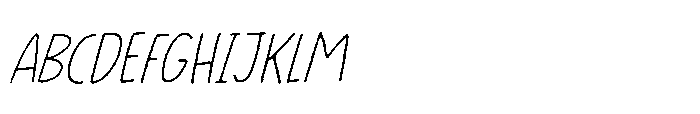 Silken Moment Italic Font UPPERCASE