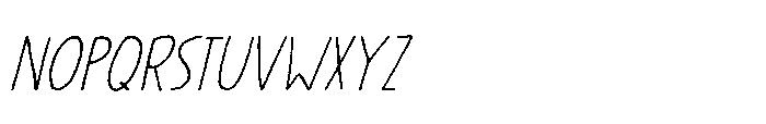 Silken Moment Italic Font UPPERCASE