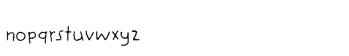 Silken Moment Regular Font LOWERCASE