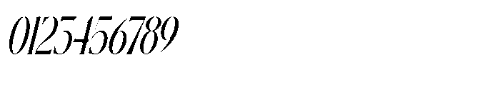 Silkigfined Italic Font OTHER CHARS