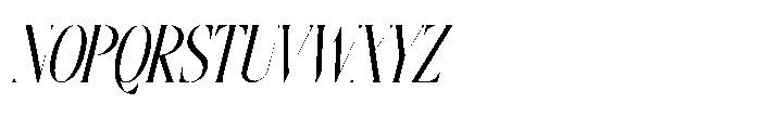 Silkigfined Italic Font UPPERCASE