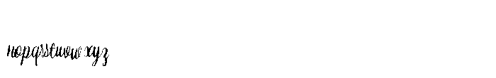 Silkora Font LOWERCASE