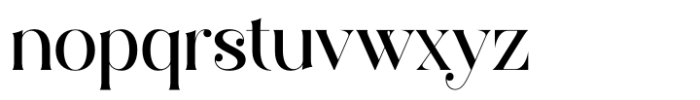 Sillena Regular Font LOWERCASE