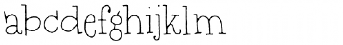 Silly Notes Regular Font LOWERCASE