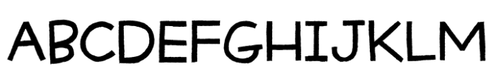 Silly Treat Rough Font UPPERCASE