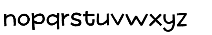 Silly Treat Rough Font LOWERCASE
