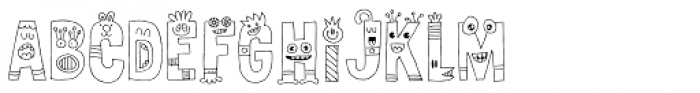 Sillyheads Font UPPERCASE