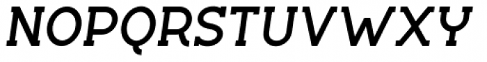 Silo Slab Bold Italic Font UPPERCASE