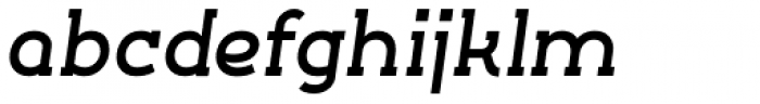 Silo Slab Bold Italic Font LOWERCASE