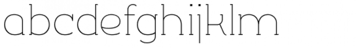 Silo Slab Extra Light Font LOWERCASE