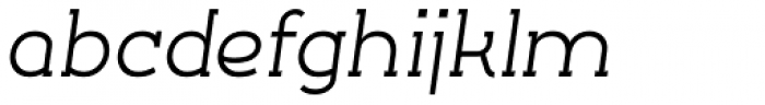 Silo Slab Italic Font LOWERCASE