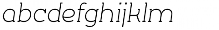 Silo Slab Light Italic Font LOWERCASE