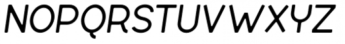 Silo Soft Semi Bold Italic Font UPPERCASE